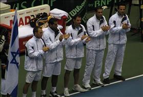 נבחרת ישראל בגביע דייוויס בטניס. צילום:Mr. Kate, wikipedia